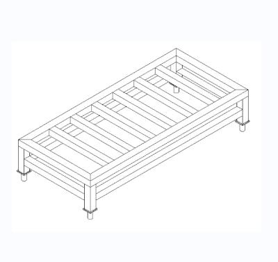 China 5 row 304 slatted shelving for sale