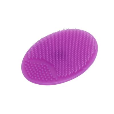 China 2021 Dark Hot Sale Baby Scalp Massager Silicone Facial Circles Cleaning Brush for sale