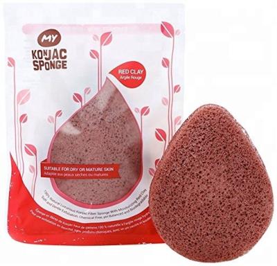 China wholesale natural eco-friendly 100% natural konjac sponge for face and body cleansing for sale