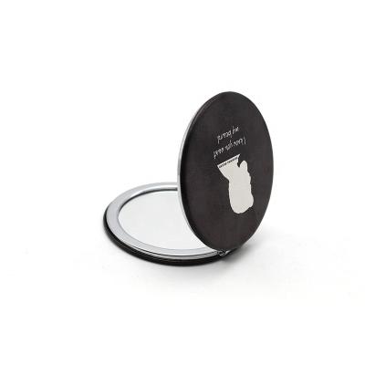 China Hot sale double-sided professional fancy custom small travel makeup mirror for men for sale