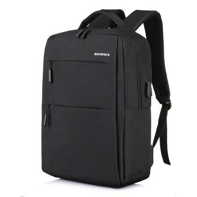 China With Custom Water Proof Solid Material Solid Material Water Proof Unisex Logo Backpack REPT USB Laptop Backpack Bag Factory for sale