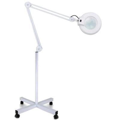 China Wholesale Adjustable NAIL CARE Floor Stand 5X Fluorescent Eyelash Extension Nail Adjustable Esd Led Magnifier Lamp for sale