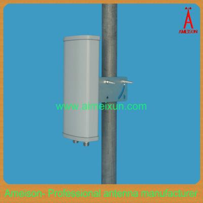 China 5100-5850MHz 2x16dBi Directional Panel Antenna wireless WLAN antenna for sale