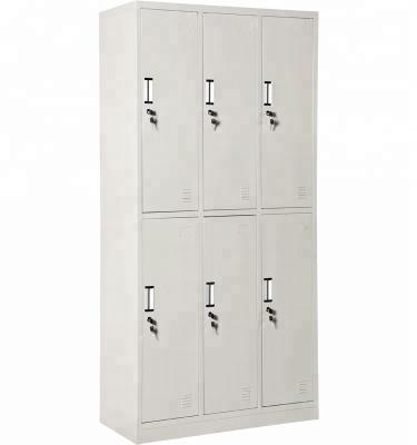 China Lockable Wardrobe Modern Design Bedroom Furniture 6 Door Wardrobe Cabinet for sale