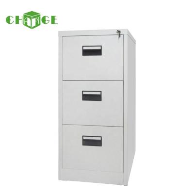 China Furniture 3 drawer changyuan office school luoyang vertical steel filing cabinet for sale