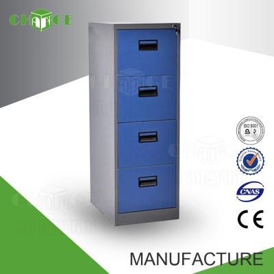 China Filing Cabinet ISO Standard Small Vertical Desk 4 Drawer Steel Filing Cabinet for sale