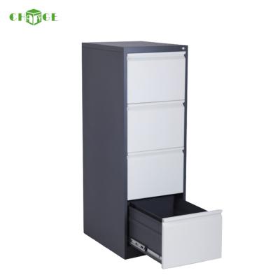 China Foldable Filing Cabinet 4 Drawer Small Steel Metal Lockable Office Storage Filing Cabinet for sale