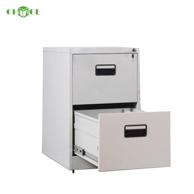 China Foldable 2 Drawer Small Cabinet Steel Metal Lockable Filing Cabinet Office Storage Filing Cabinet for sale