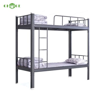 China School Student Bedroom Furniture Dormitory Modern Metal Bunk Bed for sale