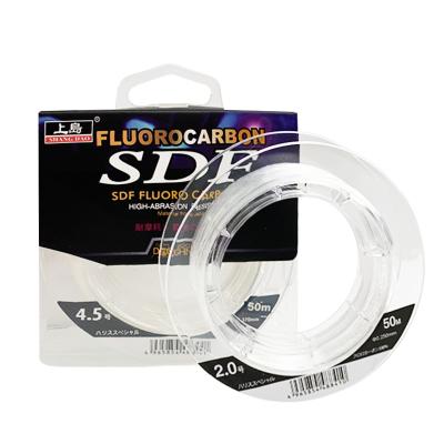 China Braided Wire 50m Fluorocarbon Fishing Line Fishing Leader for sale