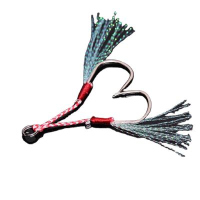 China Shore Bending Slow Pitch Shore Metal Building Jigs Assist Twin Hook Jig Hook TGLS-AH04 for sale