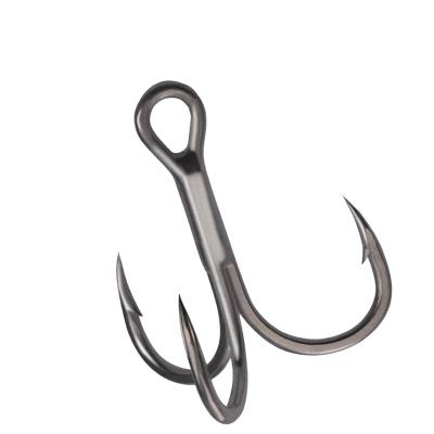 China small strong 2X treble hooks for trout catfish ST31 circle hook for sale