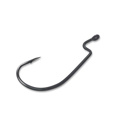 China Offset Soft Plastic Lure Texas Rig Worm Hook B91 Bait Lure Offset Worm Hook for sale