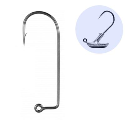 China Fishing Lure Hook Manufacturers Bulk Carbon Steel Drop Shot Fishing Jig Hook Jig Hook for sale