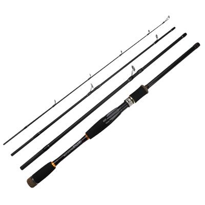 China Carbon Taigek Fishing Pole Saltwater 4 Piece Travel Spinning Baitcasting Fishing Rod for sale