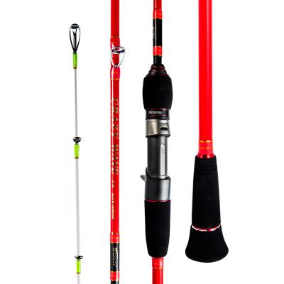 China 1.8m Carbon Walleye Carbon Offshore Bassing Tip Solid Light Shore Water Fishing Slow Pitch Bassing Rod for sale