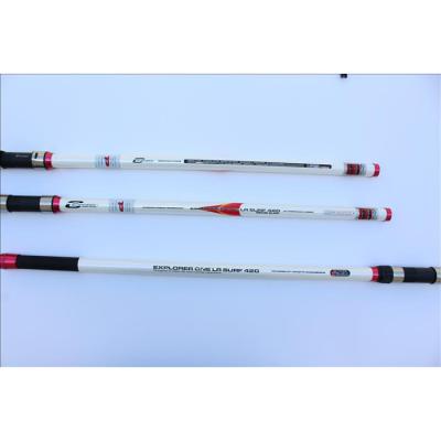 China Carbon-14 15 Feet Carbon 3 Section Beach Casting Surf Casting Fishing Rods TGCD-01 for sale