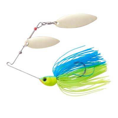 China Custom Topwater Mustad Hook Spinnerbait Fishing Swimbait TGFRS-06 14g for sale