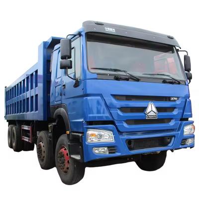 China 2012 Diesel Used SINO TRUCK hovo 371 375HP 8x4 6x4 Tipper Truck with Euro 2 Engine for sale