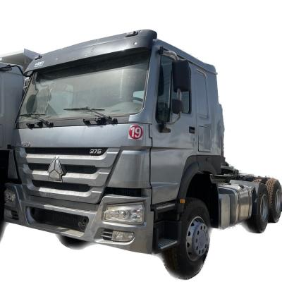 China Video Technische ondersteuning Diesel Gebruikte Sinotruck Howo Traktor Truck 375HP sleep trekker sleep Te koop