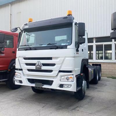 China EURO2 Used Sinotruck Howo 6x4 Tractor Truck Head With Manual Air Conditioner for sale