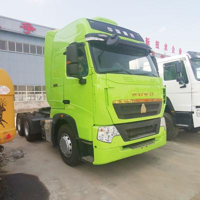 China HOWO T7H 6X4 10 ruedas remolque camión cabeza de tractor utilizado con control de velocidad normal en venta