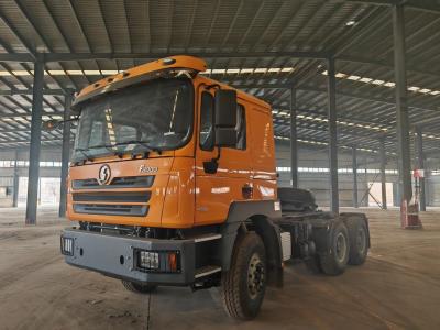 China Left Hand Driving 10 Tires Shacman Tractor Truck With 400L Aluminum Tanker for sale