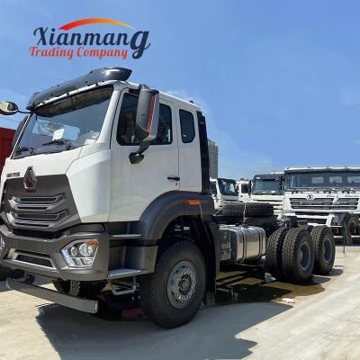 China Caminhão Sino Howo NX 380 6x4 10 Rodas Trator Caminhões 400 Potência de Cavalos Direção à mão esquerda Heady Duty Logística Transporte à venda