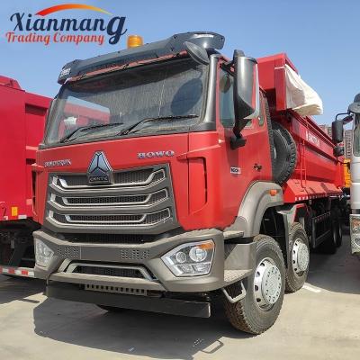 China HOWO NX 380HP 8x4 12 Wheel Dump Truck Heavy Duty Tipper Truck With Rear Camera Multimedia System for sale