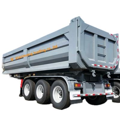 China 3-6 Axles Rear Dump Semi Trailer Heavy Duty Hydraulic Dump Trailer For Sale In Tanzania for sale