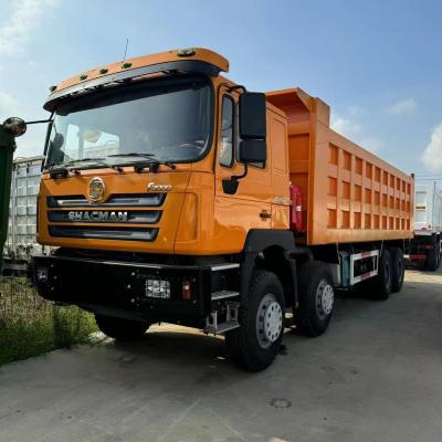 China RHD 8X4 Shacman Dump Truck Equipped With WEICHAI WP12.375E53 Engine And Customization Option for sale