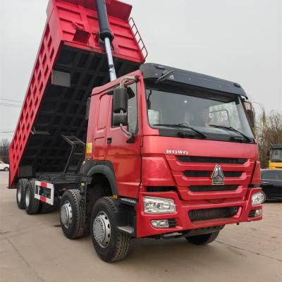 Κίνα Sinotruk Howo 371 8x4 με χειροκίνητο κιβώτιο μετάδοσης φορτηγό 10-12 τροχών 30 τόνων Άμμος ντίζελ δεξιά βαρύ φορτηγό τμήμα που χρησιμοποιείται για εξόρυξη προς πώληση