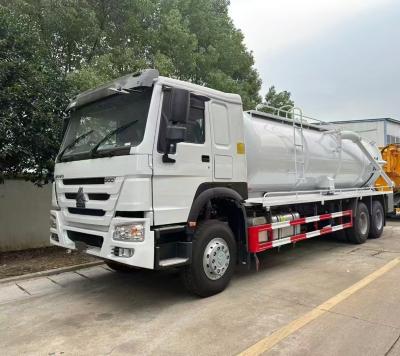 China SEWAGE TRUCK HOWO HEAVY DUTY 6 WHEELS 10CBM SEWAGE SUCTION SEWAGE TRUCK LEFT HAND DRIVING for sale