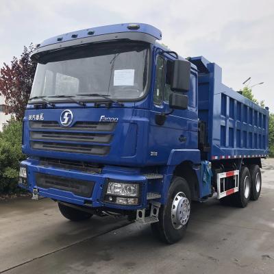 China Shacman F3000 6x4 380HP Weichai Engine Dump Truck with 5.6m Cargo Box Can Be Customized to 5.8m 6m 6.2m 6.8m etc. Blue for sale