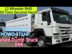 31tons 8X4 Sinotruk Dump Truck Howo 12 Wheeler Tipper Truck With High Capacity