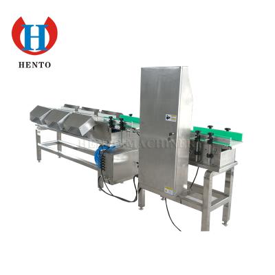 China Meat Processing Plants Easy Operation Meat Sorter Grading Machine / Chicken Weight / Fish Sorter for sale