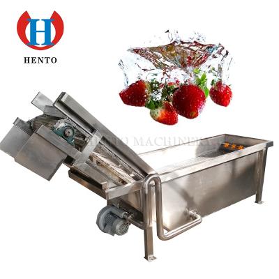 China Snack Factory Industrial Vegetable Washing Machine /Air Bubbles Vegetable Washing Machine for sale