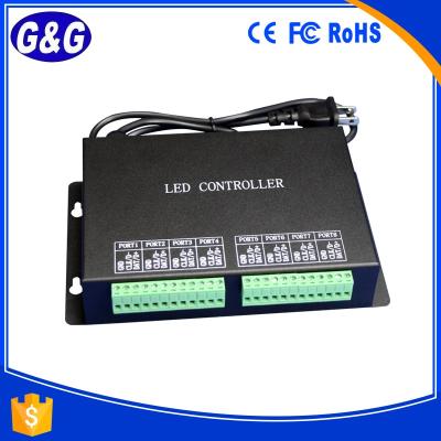 China 8 output ports led pixel controller led strip controller YM-PC8000 for sale