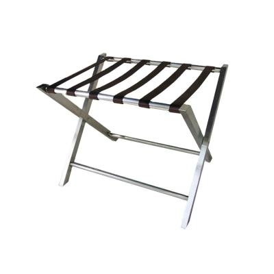 China Modern Folding Luggage Rack Stainless Steel Hotel Luggage Rack for sale