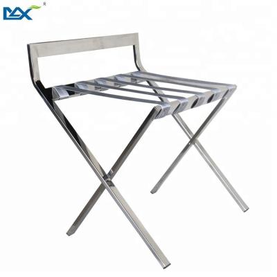 China New style stainless steel modern metal luggage rack folding luggage rack/portable luggage rack/hotel luggage rack for sale