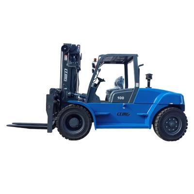 China LTMG 10ton Diesel Forklift With Fork Positioner Side Shifter for sale