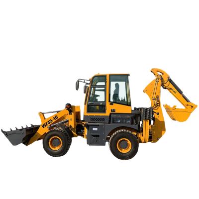 China CE Compact Wheel Loader Small Backhoe 4x4 With Attachment Back Hoe zu verkaufen