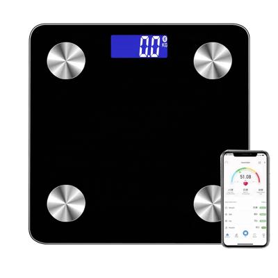 China Sustainable Smart Blue Tooth Body Fat Scale Weighing Body Fat Composition Analyzer Scale for sale