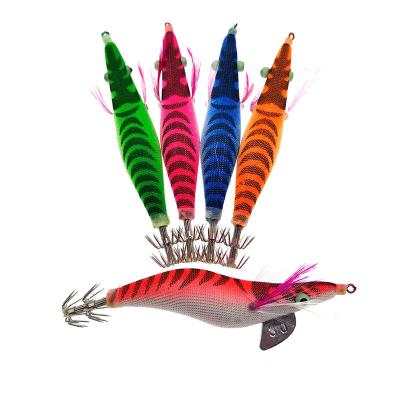 China Go Fishing Exquisite Structure Making False Hooks Lure Wooden Shrimp for sale