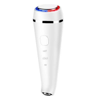 China 2021 New Arrival Blue Light Red Led Facial Beauty Device Pore Shrinking With Heating Cooling Massage for sale