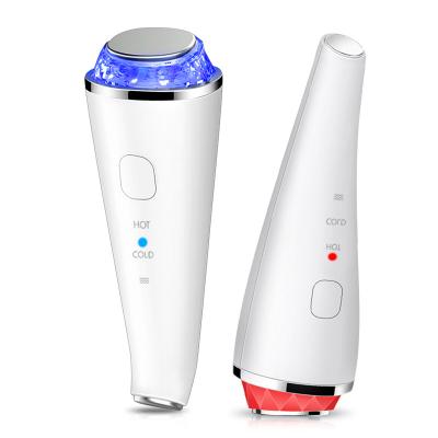 China 2021 Home Use Facial Neck Red Light Pore Shrinking Led Facial Light Anti-wrinkle Red-Ray Vibrating Beauty Device for sale