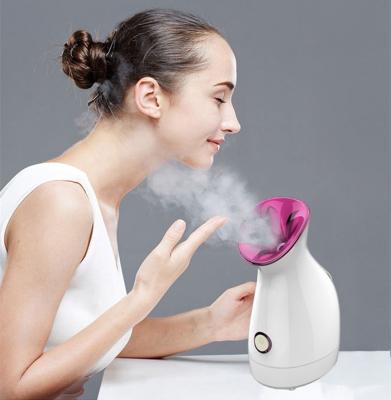 China Skin Rejuvenation Woman Gift Mist Humidifier Atomizer Sauna Spa Ionic Hot Sinus Moisturizing Stemer Facial Steamer for sale