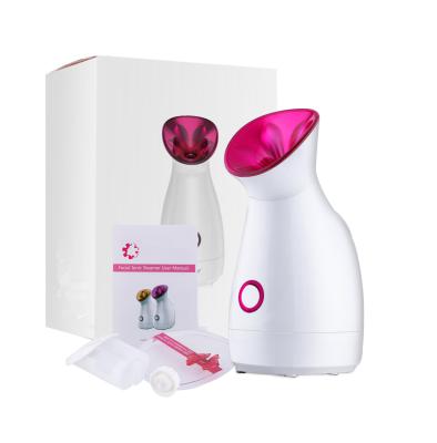 China Moisturizer Private Label CE Approved Mist Ionic Nano Skin Moisturizing Hot Mist Face Facial Steamer for sale