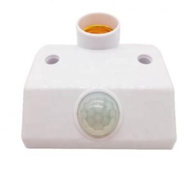 China Human Infrared Switch Lamp Holder 86mm PIR Sensor Lamp Holder E27 pir Sensor Movement Time Adjustable Sensitivity for sale