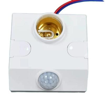 China Human E27 PIR Motion Sensor Lamp Holder with Switch LAMP HOLDER for sale